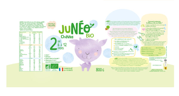 Juneo bio chèvre 2ème âge 6-12 mois – Image 2