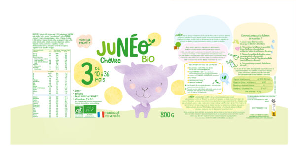 Juneo bio chèvre 3ème âge 10-36 mois – Image 2